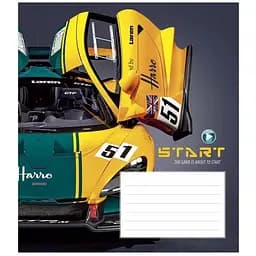 Зошит учнівський Start the game Школярик 012-3231L-4 у лінію 12 аркушів