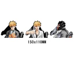 Голографічна наклейка Людина бензопила Денджі Chainsaw Man Denji