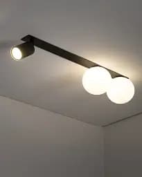 Світильник поворотний, спот TK Lighting 10928 Vox GU10+G9 3x10W+8W IP20 чорний - мініатюра 2