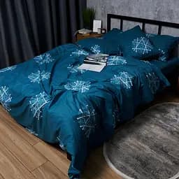 Комплект постільної білизни Moon&Star Satin Elit Crystal Threads Євро 200х220 см наволочки 2х50х70 см - мініатюра 7