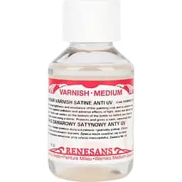 Лак Renesansдамарний сатиновий з захистом від УФ 100 мл  