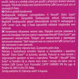 Кава в капсулах Carraro Dolce Gusto Costa Rica, 16 капсул - мініатюра 7