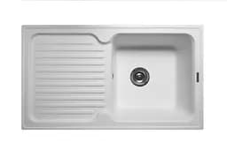 Кухонная мойка гранитная Miraggio Orlean white 861x496x210 00209002, Белый