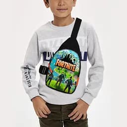 Сумка через плече дитяча Fortnite 29х17 см сумка слінг для хлопчика (01940)