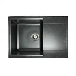 Кухонна мийка Adamant HORIZON MEDIUM графіт 700x500x230 мм, з крилом 70 см - мініатюра 2