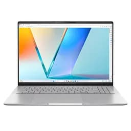 Ноутбук ASUS Vivobook S 16 M5606UA-MX027 16' 3.2K OLED, AMD R7-8845HS, 32GB, F1TB, UMA, NoOS, Серебристый (90NB1483-M00130)