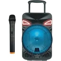 Автономна акустична система ZXX-8886 валіза 100Вт USB SD FM радіо Bluetooth мікрофон чорна (ZXX-8886)