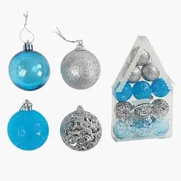 Набір ялинкових прикрас, C67385, 12 шт.