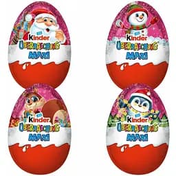 Шоколадное яйцо Kinder Überraschung Maxi Rosa 100 г (931457)