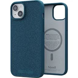 Чехол-накладка Njord Fabric MagSafe Case Deep Sea для iPhone 15 Plus (NA52FA01)