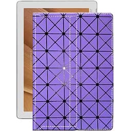 Чохол StatusCASE з екошкіри для планшету Asus ZenPad 10 (Z300CG) Фіолетовий ромб