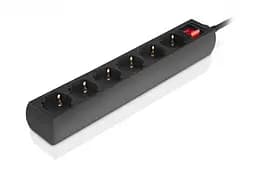 Фільтр живлення REAL-EL RS-6 Protect M 1.8м Black (EL122300032) - мініатюра 4