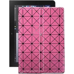 Чохол StatusCASE з екошкіри для планшету Lenovo ThinkPad Tablet 10 Рожевий ромб