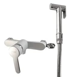 Змішувач для гігієнічного душу білий/хром 40 Frap 1/10, Білий F2041-8