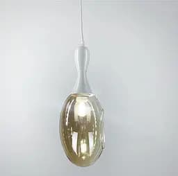 Мінімалістичний світильник білого кольору з видовженим плафоном | Арт. 11813/1 WT | Line F