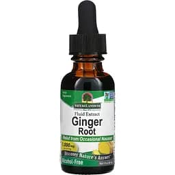Экстракт корня имбиря Nature's Answer Ginger Root Fluid Extract Alcohol-Free 1000 мг 30 мл