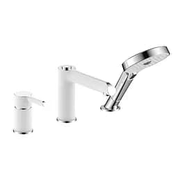 Змішувач для ванни на борт Gappo G1103-8 білий/хром