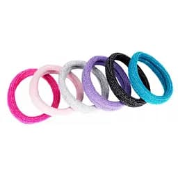 Дитяча резинка для волосся La-beauty 0307-1113-4 з блиском, набір 50 шт