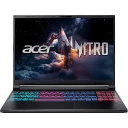 Ноутбук Игровой ACER Nitro V16S AI ANV16S-71-795F, Intel Core 7 240H до 5.2GHz, 16" WUXGA, 16GB, SSD 1TB, NVIDIA GeForce RTX 5060 8GB, Free DOS