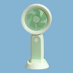 Акумуляторний мінівентилятор Handheld Fan із підсвіткою, салатовий, настільний вентилятор із підсвіткою для телефона