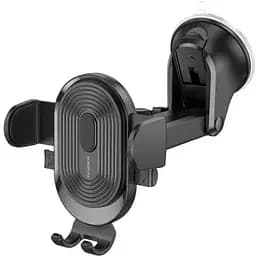 Автодержатель Borofone BH85 Experience one-button car holdercenter console черный