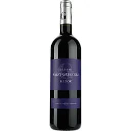 Вино Chateau Saint-Gregoire Medoc AOC, красное, сухое, 0,75 л