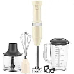 Блендер KitchenAid 5KHBV83EAC занурювальний з аксесуарами кремовий (5KHBV83EAC)