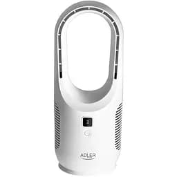Вентилятор AdlerAD 7343 настільний/ безлопатевий/ акумуляторний/ 5Вт/ Li-ion 2200mAh/ USB-C/ білий