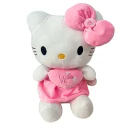 М'яка плюшева іграшка Хелло Кітті Hello Kitty із серцем 30см