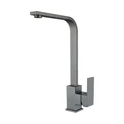 Смеситель для кухни Wezer PRO4-02-GUNGREY сталь Графитовый хром