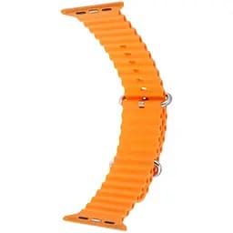Ремешок Apple Watch Silicone Ocean Band Ultra 42/44/45/46/49 мм Оранжевый