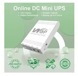 UPS ИБП бесперебойное питание для роутера/коммутатора/PON WGP 5V/12V/12V, 1A, 8800mAh - мініатюра 3