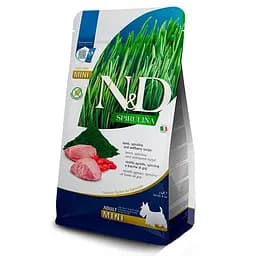 Сухий корм Farmina N&D Spirulina Lamb Adult Mini для собак маленьких порід з ягням та ягодами годжі 2 кг