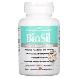 Активатор коллагену Natural Factors BioSil 30 вегетаріанських капсул