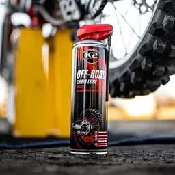 Мастило для ланцюгів K2 Off PRO Chain Lube рідке синтетичне прозоре аерозоль 250 мл (W139) - мініатюра 3