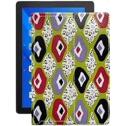 Чехол StatusCASE из экокожи для планшета Lenovo Tab E10 TB-X104L Камни-цветные