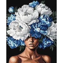 Картина за номерами "Квітуча думка" ©victoria_art Ідейка KHO8527, 40х50 см