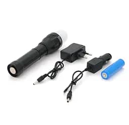 Ліхтарик з розсіювачем Watton WT-282-Q5, 1LED CREE Q5, 3 W, 2 режими, ZOOM, ААА/18650 1300mAh - мініатюра 2