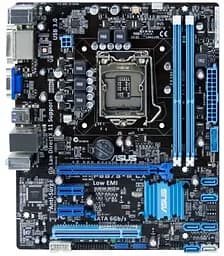 Материнская плата ASUS P8B75-M LX (P8B75-M LX) (Socket 1155, Intel B75, Micro-ATX) Б/у