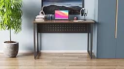 Комп'ютерний стіл Ferrum-decor Майк 75x120x70 чорний ДСП Дуб Сонома Труфель 16мм (FRD-103889)