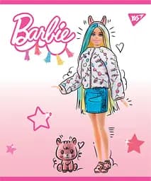 Зошит Yes Barbie А5 в лінійку 18 аркушів (766825)