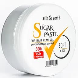 Паста для шугаринга сахарная мягкая Ultra Silk&Soft 300 г + 50 г