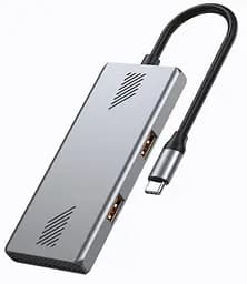 Хаб Gembird UHB-CM-U310-A2C2-01 на 4 порти USB 3.2