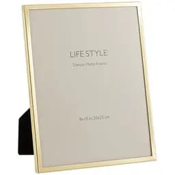 Фоторамка J-Line металева 20х25 см золота (17657)