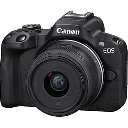 Бездзеркальний фотоапарат Canon EOS R50 Creator Kit RF-S 18-45mm f4.5-6.3 IS STM Black (5811C036) UA [140466] - мініатюра 5