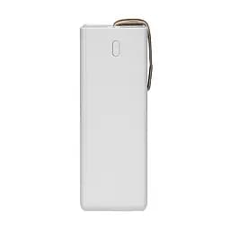Повербанк 40000mAh Power Bank Kraft KPB-2340FCL White 22.5W QC3.0 LED-ліхтар (43-00061) - мініатюра 2