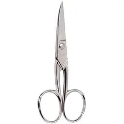 Ножницы Beter для педикюра с никелевым покрытием загнутый кончик