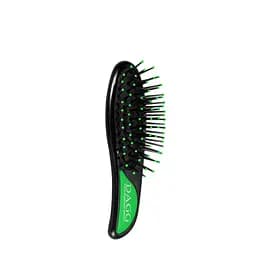 Щетка для волос массажная 14 см Dagg 8580 N, Зеленая