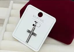 Підвіска хрестик Xuping біжутерія хрест медзолото гіпоалергенний хрестик кулон на шию під срібло з камінцями