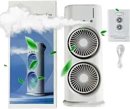 Вентилятор настільний зі зволожувачем від мережі Double-Ended Spray Fan